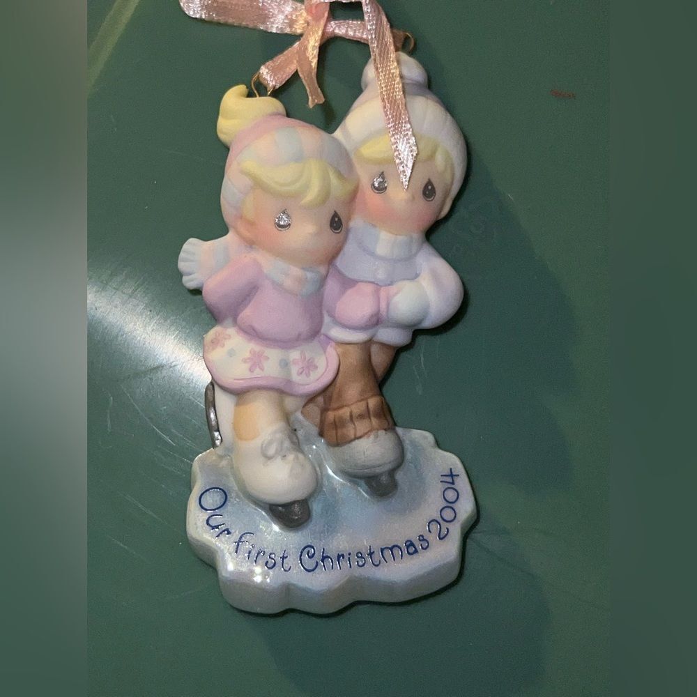 NIB Precious Moments 1st Christmas Together Ornament